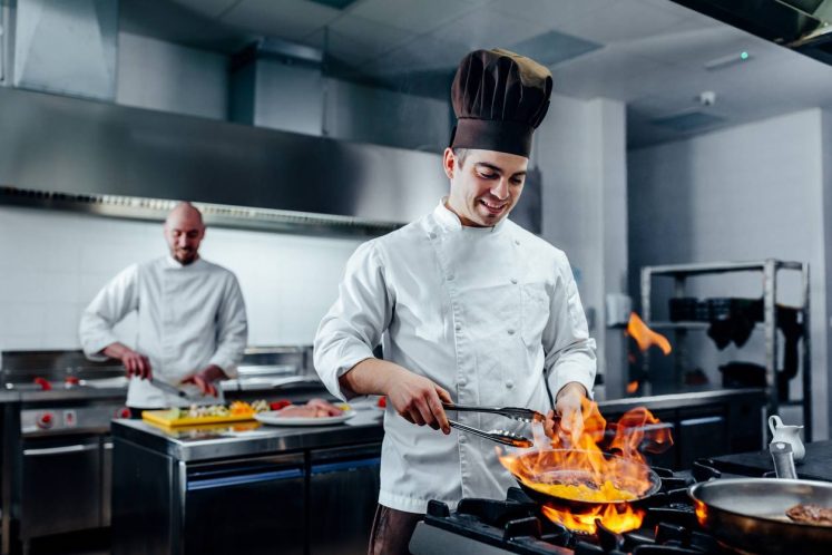 Veste de cuisine professionnelle