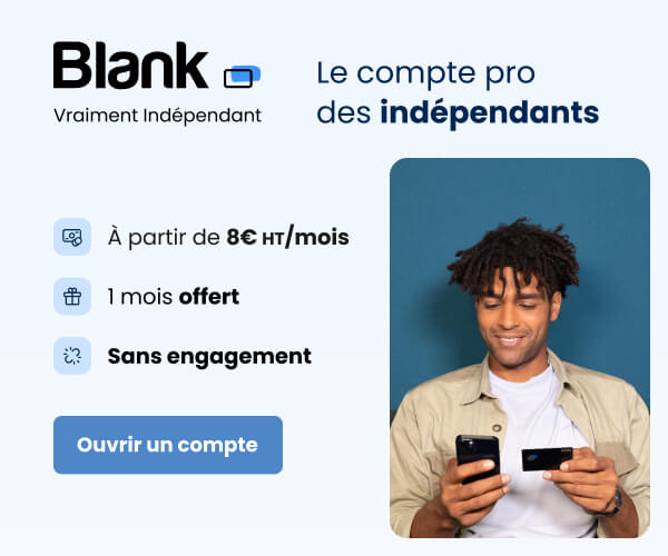 Ouvrez votre compte pro Blank en 5 min