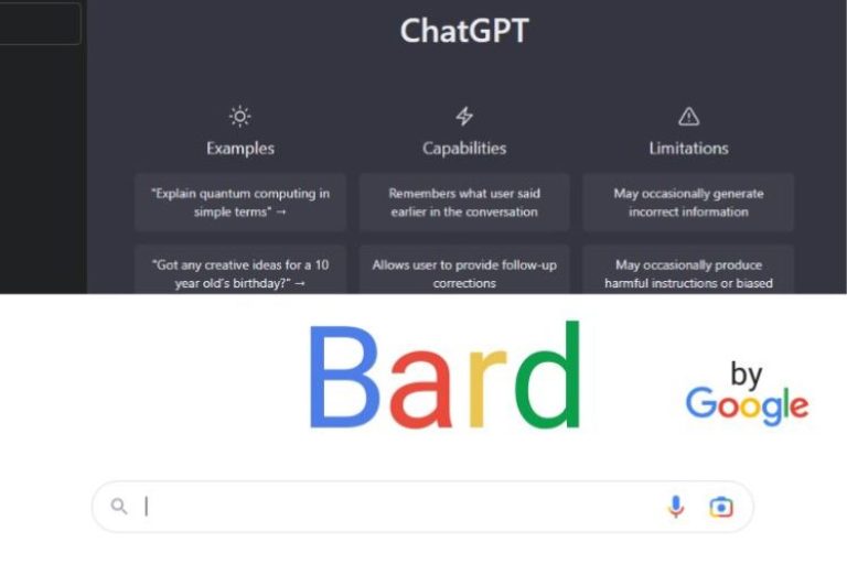 ChatGPT et Bard google