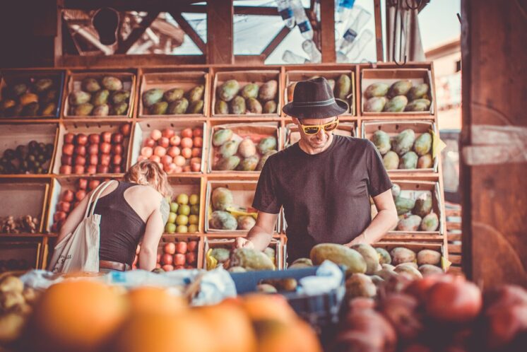 Marché alimentaire