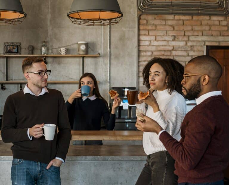 Salle de pause en entreprise