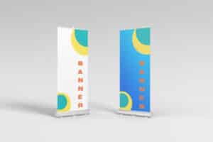 Le Roll up ou Kakemono est le support publicitaire le plus efficace.